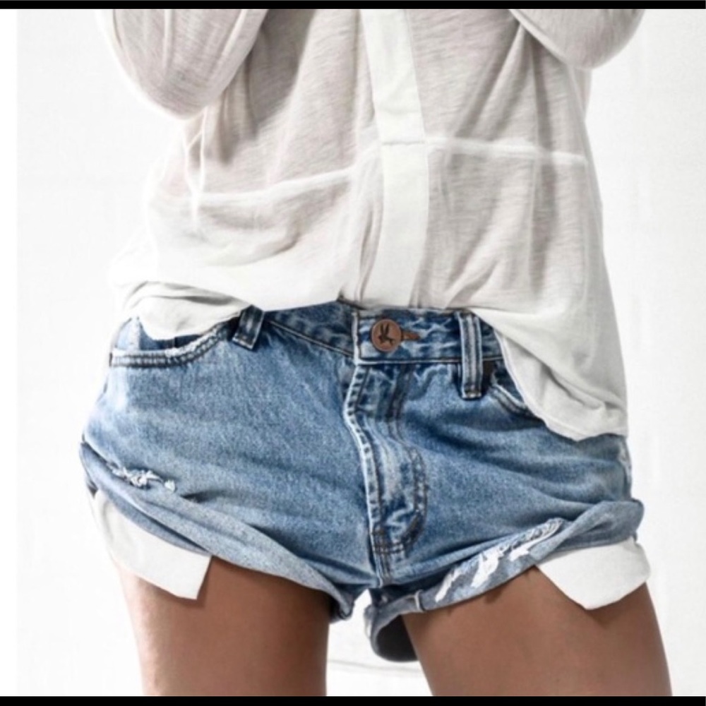One x One Teaspoon Bandit Shorts